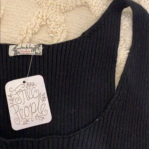 Free People Black Tank Top